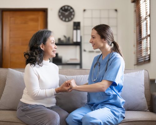 Nurse, hands and senior patient in empathy, safety and support of help, trust and healthcare consulting. Nursing home, counseling and gratitude for medical caregiver, client and hope in consultation Nurse, hands and senior patient in empathy, safety and support of help, trust and healthcare consulting. Nursing home, counseling and gratitude for medical caregiver, client and hope in consultation.